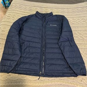 Columbia Puffer Jacket Men’s Size L Navy